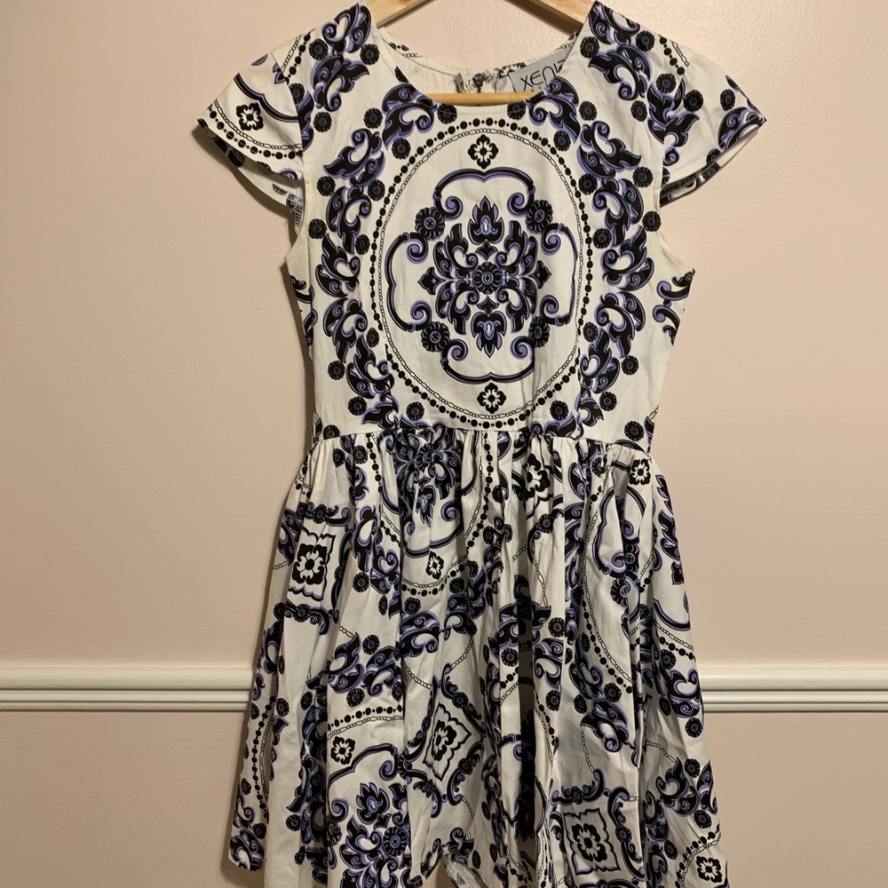 China print style dress